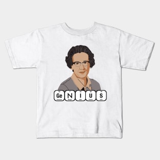 GENIUS Katherine Johnson Kids T-Shirt